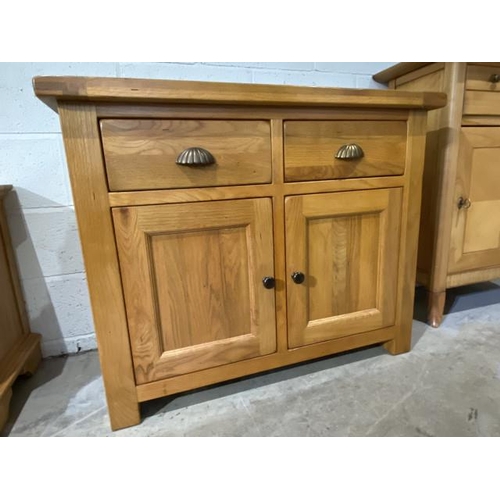 138 - Oak Furniture Land sideboard 80H 99W 47D