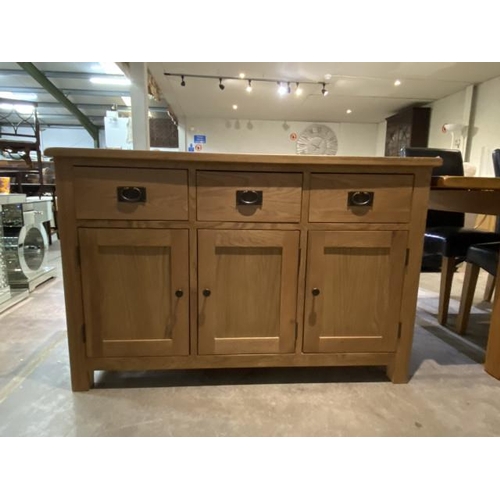 140 - Oak Furniture Land sideboard 85H 130W 40D