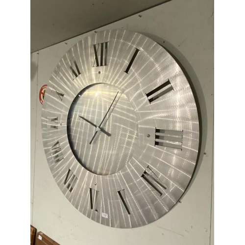 155 - BuBu metal wall clock 100cm diameter