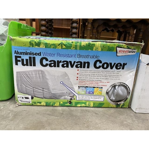 199 - Streetwize aluminised water resistant breathable full caravan cover 17'-19' (5.2m-5.8m)