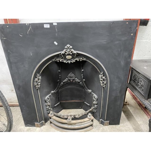 279 - ‘Gallery, Gloucester’ cast fire insert 102H 102W 35D