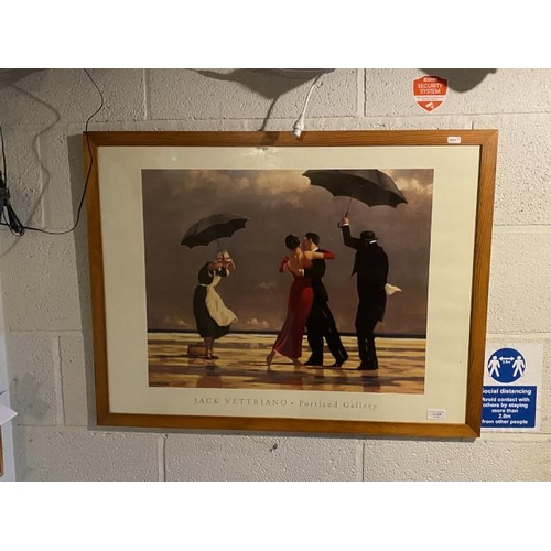 326 - Jack Vettriano print, Portland Gallery 85x65cm