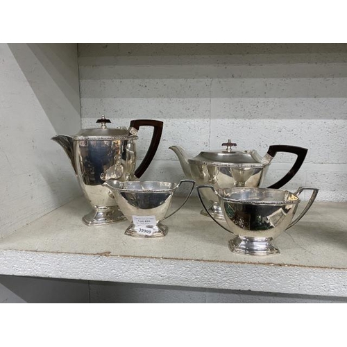 459 - 4 piece silver plated tea set (J.T & Co. LDs)