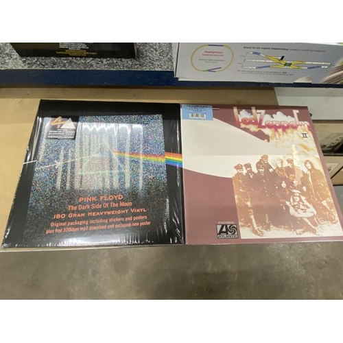 549 - Re-issue sealed Led Zeppelin LP album on 180g vinyl remastered by Jimmy Page & re-issue sealed Pink ... 