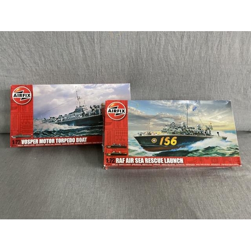 76 - AIRFIX A05280 Vosper Motor Torpedo Boat  & A05281 RAF Air Sea Rescue Launch (NEW)