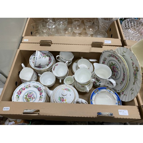 559 - 8 boxes of mixed collectables including brass, silver plate, planters, liqueur miniatures, 35cl bott... 