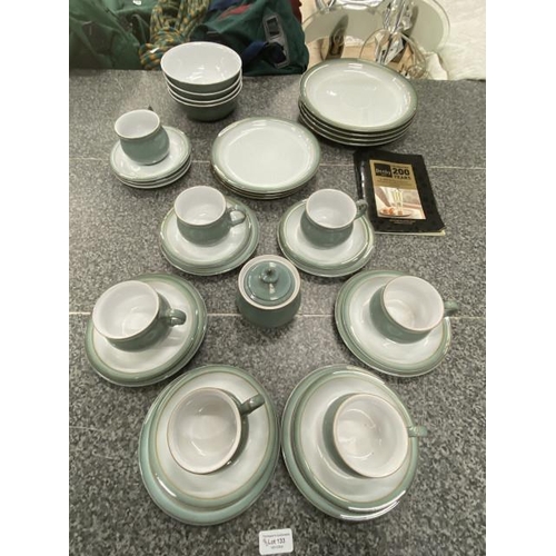 133 - Denby 'Regency Green' tableware's  (34 pieces)