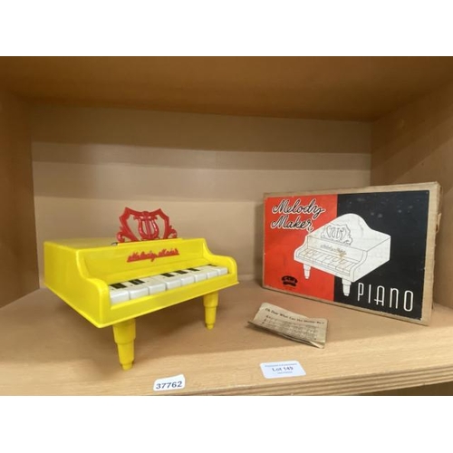 149 - Selcol 'Melody Maker' piano (boxed)