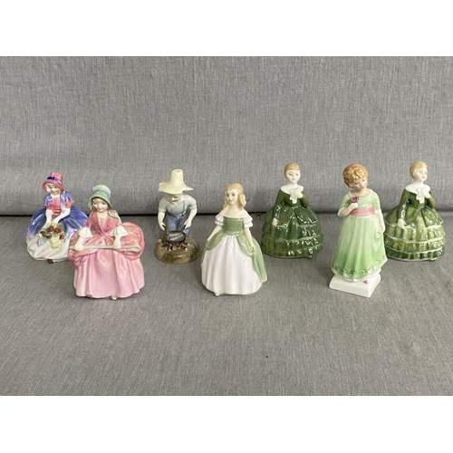 249 - 7 Royal Doulton figurines 