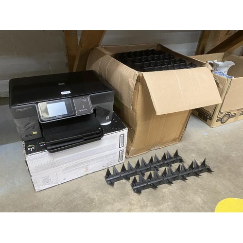 324 - HP Photosmart Premium C309 printer/scanner/copier & qty of Stegastrips for fence/ wall security