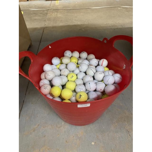 326 - Tub of golf balls