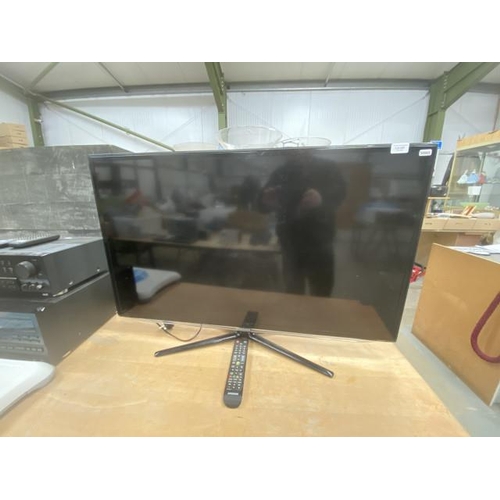 347 - Samsung UE40ES 6300 TV with power lead and remote password protected