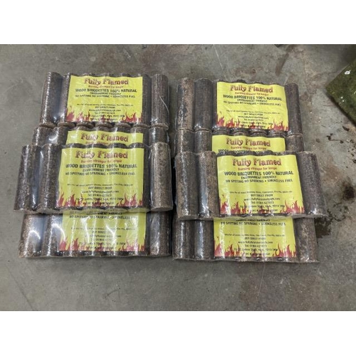 393 - 8 bags of 100% natural briquettes with certificate of analysis results