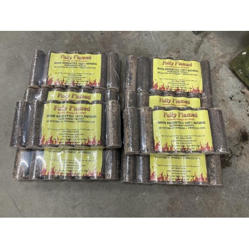 394 - 8 bags of 100% natural briquettes with certificate of analysis results