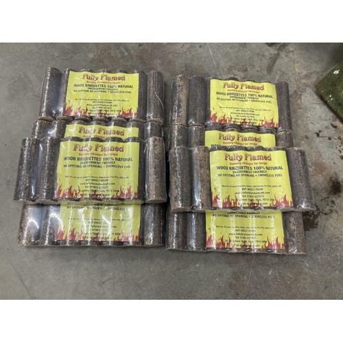 396 - 8 bags of 100% natural briquettes with certificate of analysis results