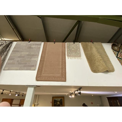 61 - 4 assorted rugs 75 x 133cm, 45 x 76cm, 80 x 157cm and 90 x 150cm