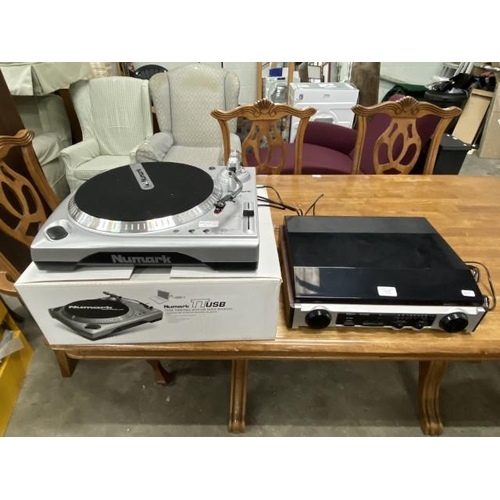 87 - Numark TT USB professional turntable & MT-PH02 turntable