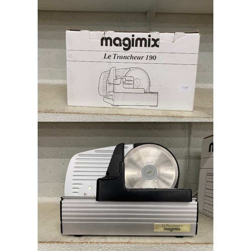 265 - Boxed Magimix food slicer 190 with manual