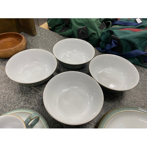 133 - Denby 'Regency Green' tableware's  (34 pieces)