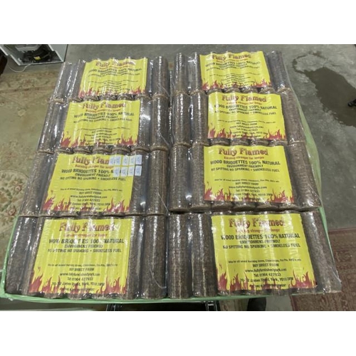 178 - 8 bags of 100% natural briquettes with certificate of analysis results