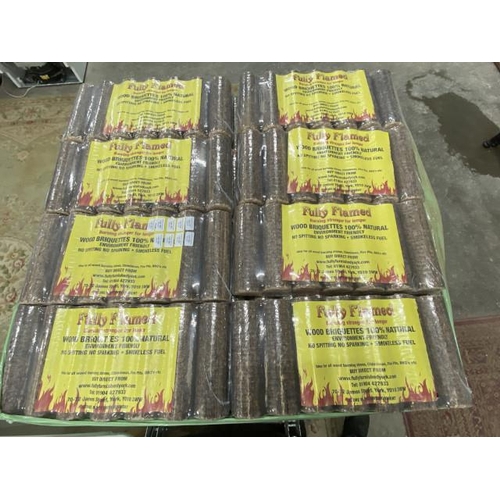 181 - 8 bags of 100% natural briquettes with certificate of analysis results