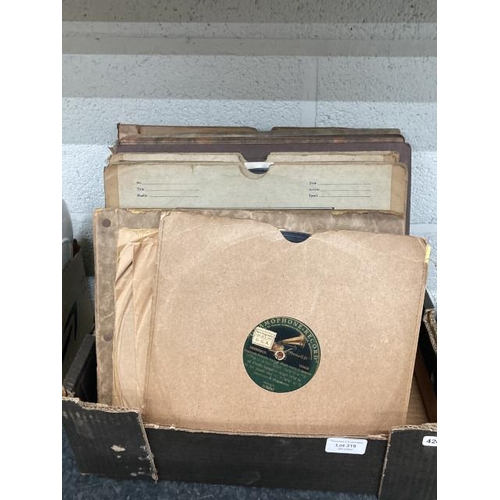 319 - Box of 78's