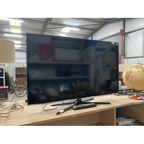 368 - Samsung UE40ES 6300 TV with power lead and remote (Password protected, code unknown)