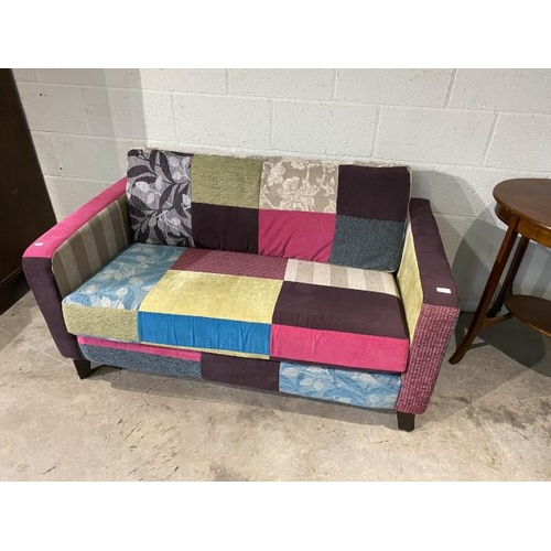 102 - Patchwork settee 142W