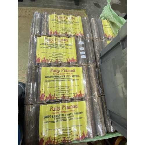 171 - 4 bags of 100% natural briquettes with certificate of analysis results