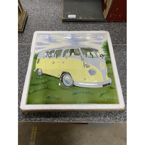 237 - VW camper van wall tile 30x29cm