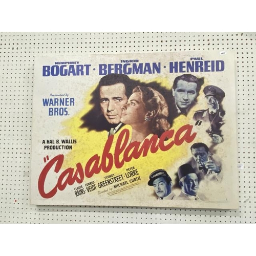 367 - Casablanca movie poster canvas print