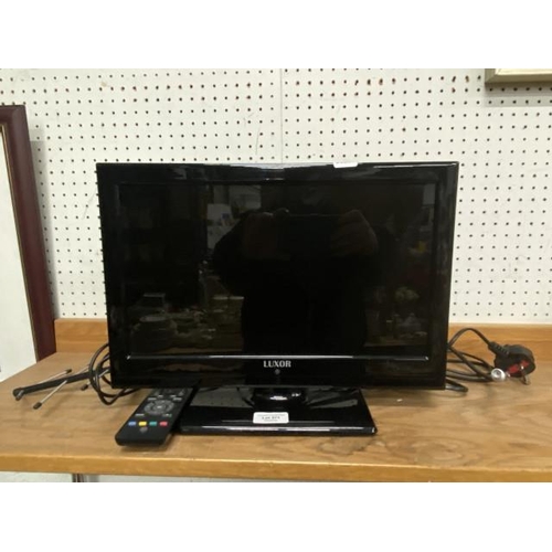 371 - LUXOR 15” TV with power lead, remote and indoor aerial