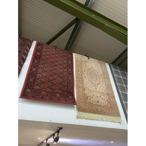 94 - Royal Keshan ‘Tabriz’ carpet 83 x 160cm and Jaipur carpet 80 x 150cm