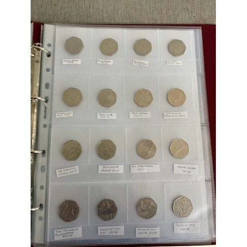 469 - 3 albums of Uk coins including 50p Olympic full set, £2 coins, £1 coins etc