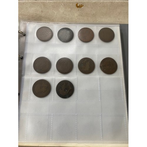 468 - 5 albums of assorted Uk coins including Crowns, silver half Crowns, half pennies, pennies, 10p, 5p e... 