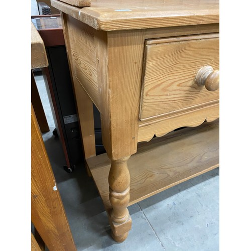 53 - Pine kitchen dresser 202H 102W 44D