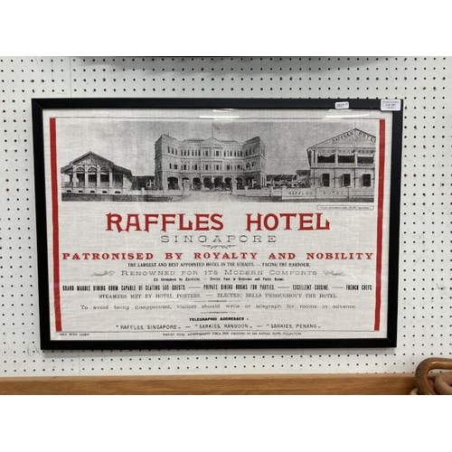 357 - Ulster Weaver’s 100% Irish linen framed ‘Raffles’ tea towel 70x50cm