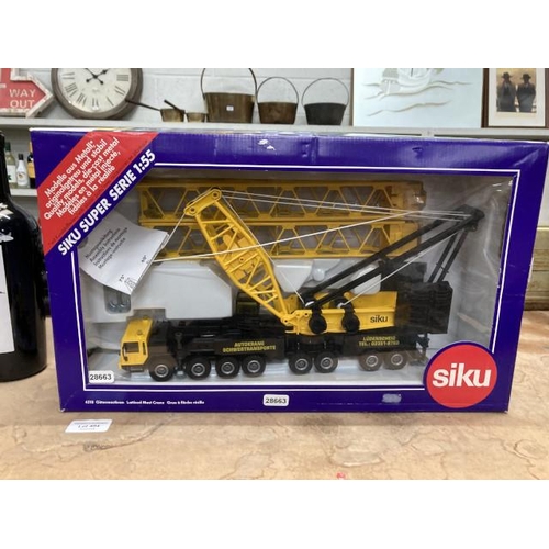 404 - SIKU boxed 4310 Gittermastkran Latticed Mast Crane