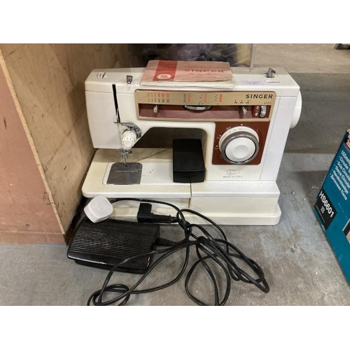 423 - Singer 610S electric sewing machine with foot pedal and mains lead