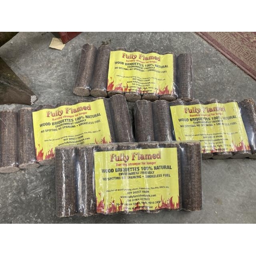 463 - 4 bags of 100% natural briquettes with certificate of analysis results