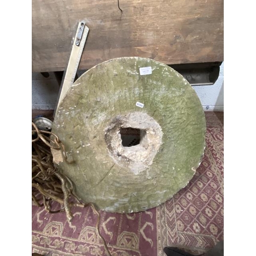 156 - Stone grinding wheel 54cm diameter x 11D