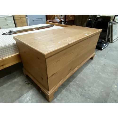 191 - Pine blanket box 51H 104W 49D