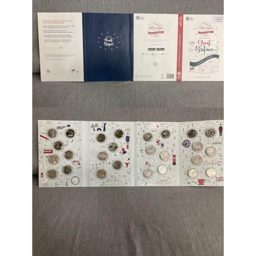 251 - Royal Mint A-Z 2018 10p set in album