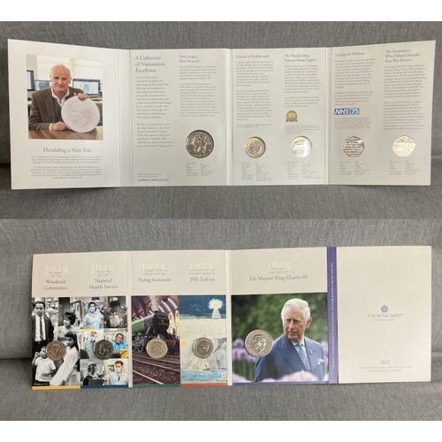 254 - Royal Mint 2023 UK BU commemorative coin set