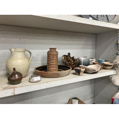 354 - 13 pieces of Studio art pottery