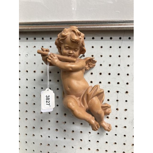 384 - Well carved wooden Cupid/Putti (possibly Italian)