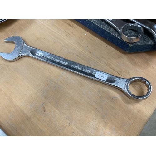 470 - STAHLWILLE 13 - 50mm comb spanner - as new