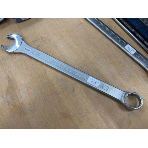 472 - UNIOR LS1 120 - 36mm comb spanner - new