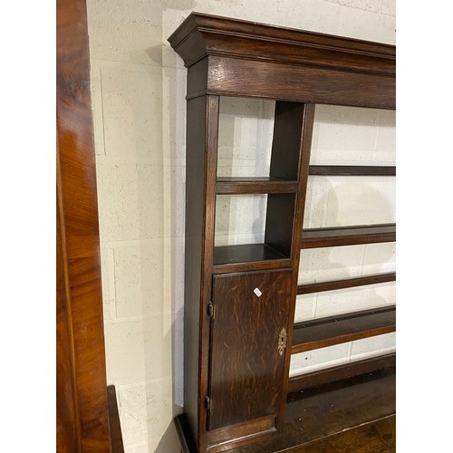 43 - Georgian oak dresser 196H 175W 50D