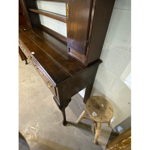 43 - Georgian oak dresser 196H 175W 50D